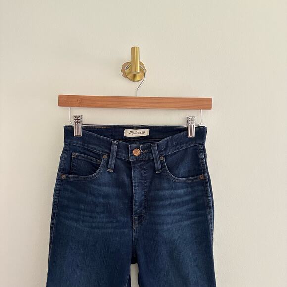Madewell 10" High-Rise Skinny Jeans in Hayes Wash 25 - Picture 5 of 11